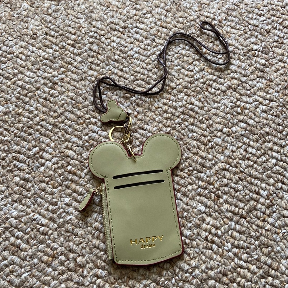 NWOT Disney Mickey Mouse Olive Lanyard